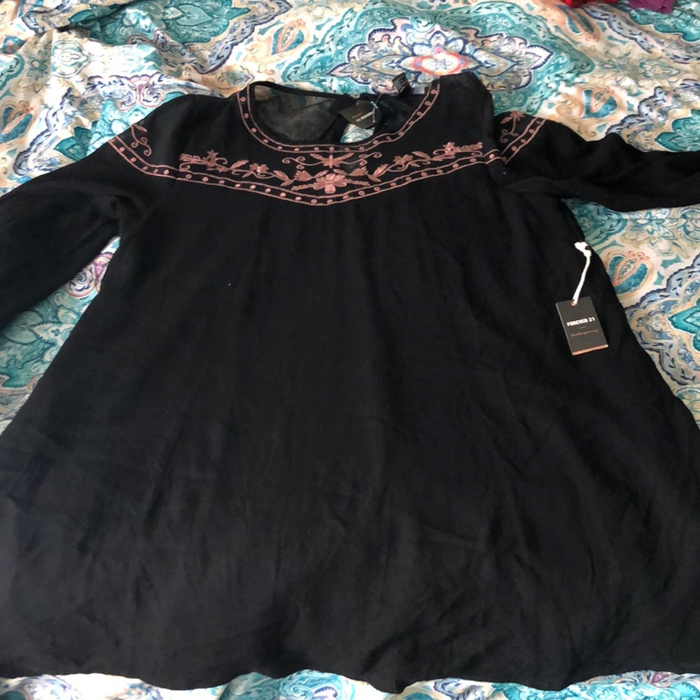 XL short black dress from Forever21